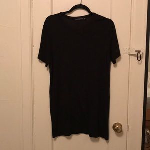 All black T-shirt dress
